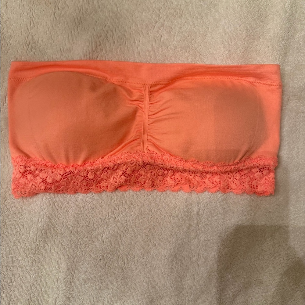 Aerie Vibrant Orange Lace Bandeau